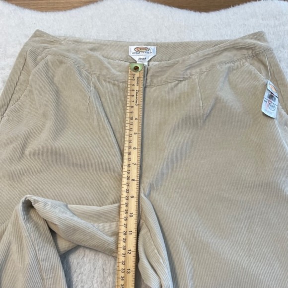 TALBOTS Women Petites Beige Corduroy Stretch Pants Size 12W With Tags - Picture 7 of 9